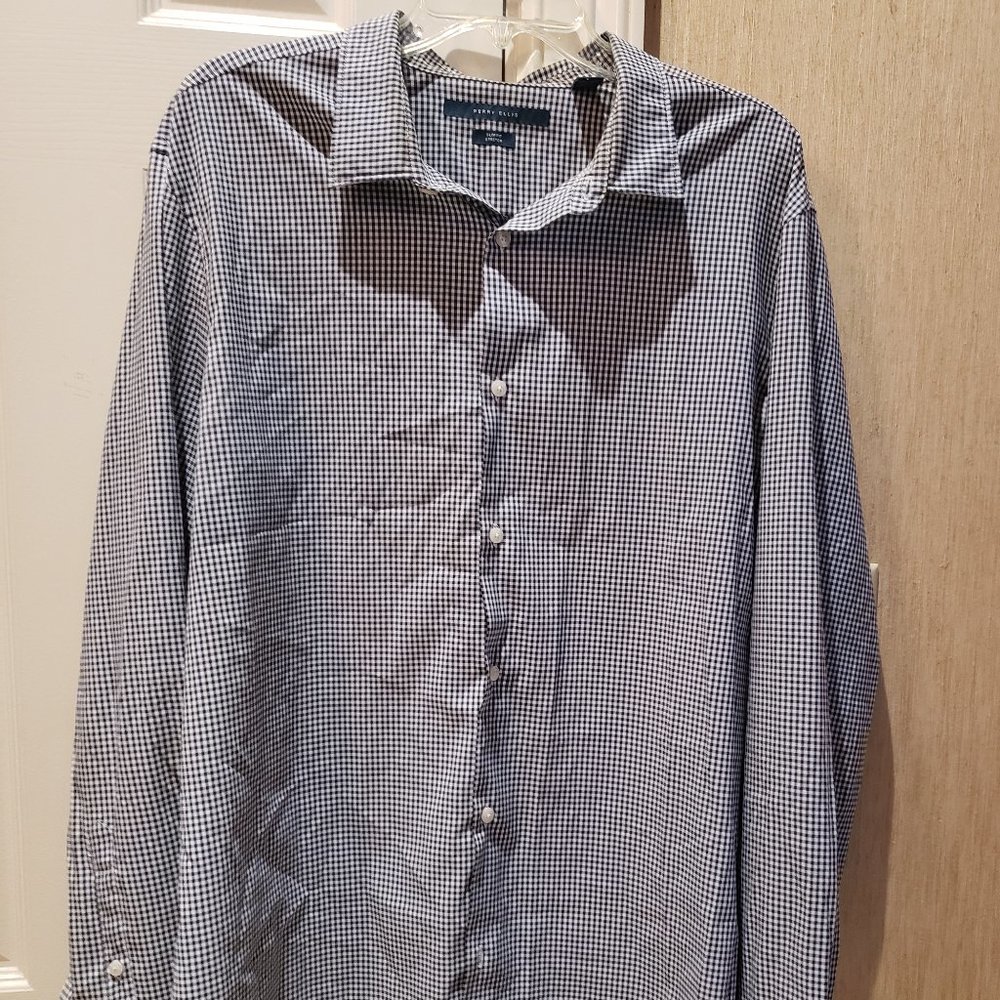 Perry Ellis Long Sleeve Shirt  XXL